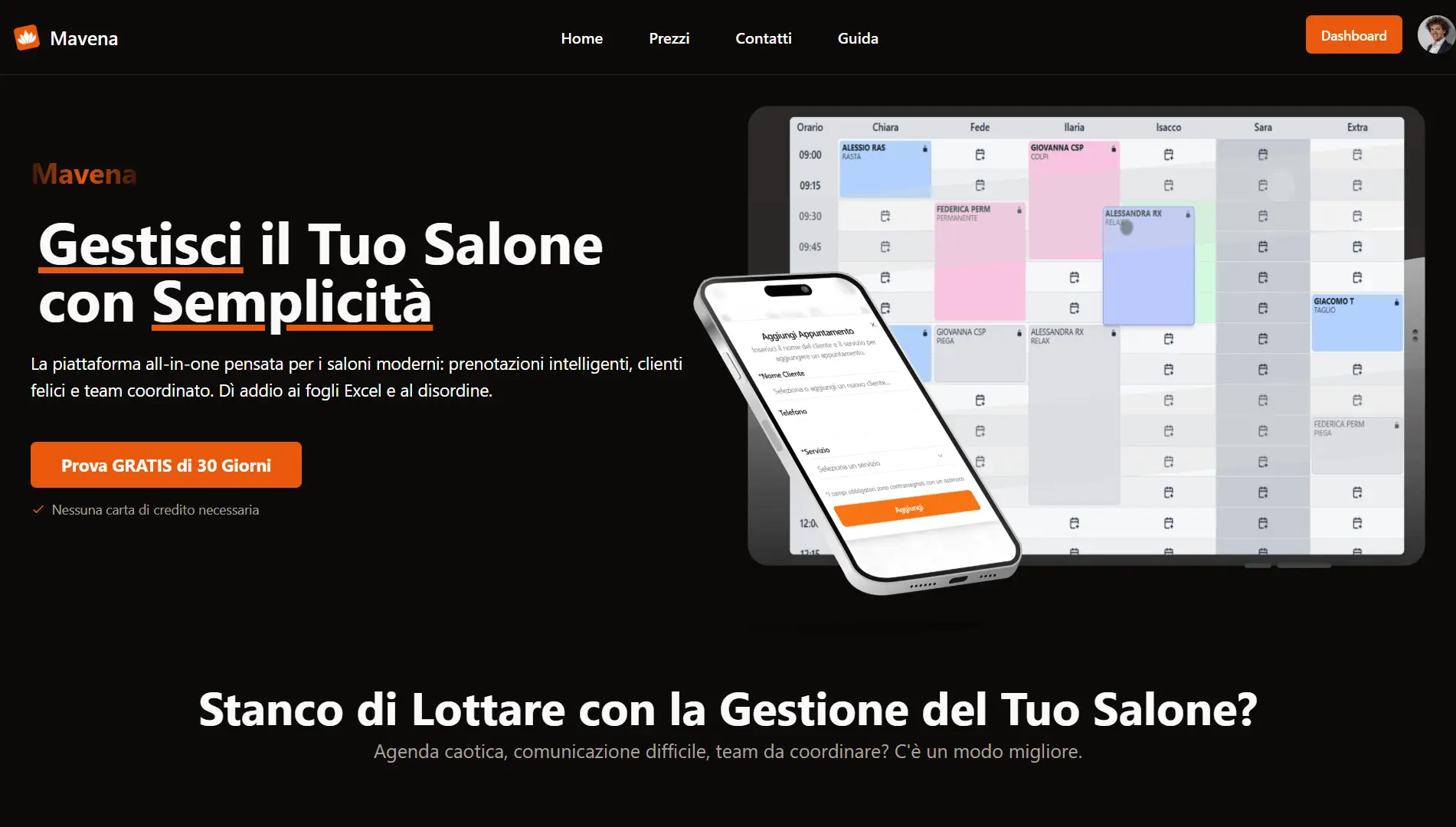 Mavena — Salon Management System